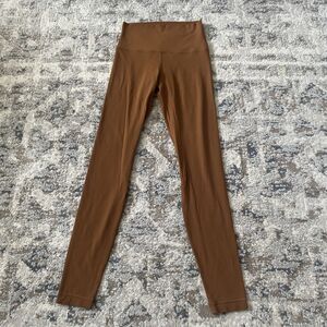 Lululemon Burnt Orange Align Hi-Rise Pant Women’s Size 4 Pouch 29” Inseam EUC